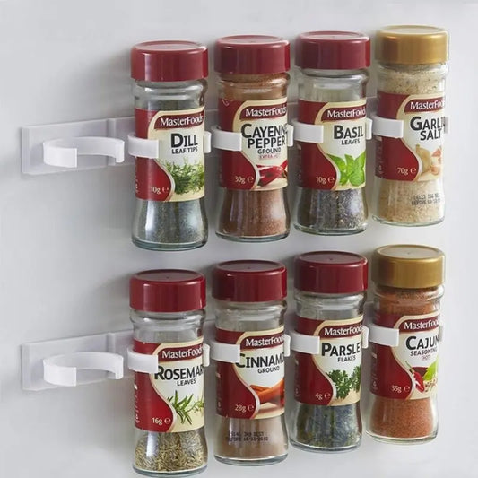 Wall-Mounted Jar Rack