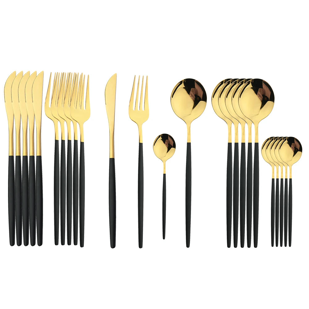 Stainless Steel Tableware Set