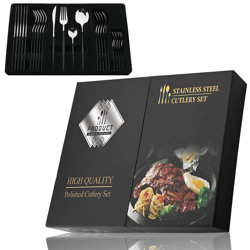 Stainless Steel Tableware Set